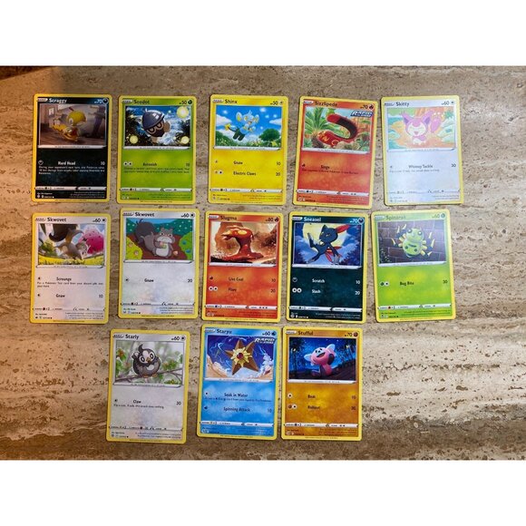 Lot Of 43 Assorted Pokemon Trading Cards - Basic & Common Rapid Strike Set - Picture 3 of 4